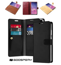 Load image into Gallery viewer, Samsung Galaxy S10 5G Mercury Goospery Mansoor Diary 9 Card Wallet Case
