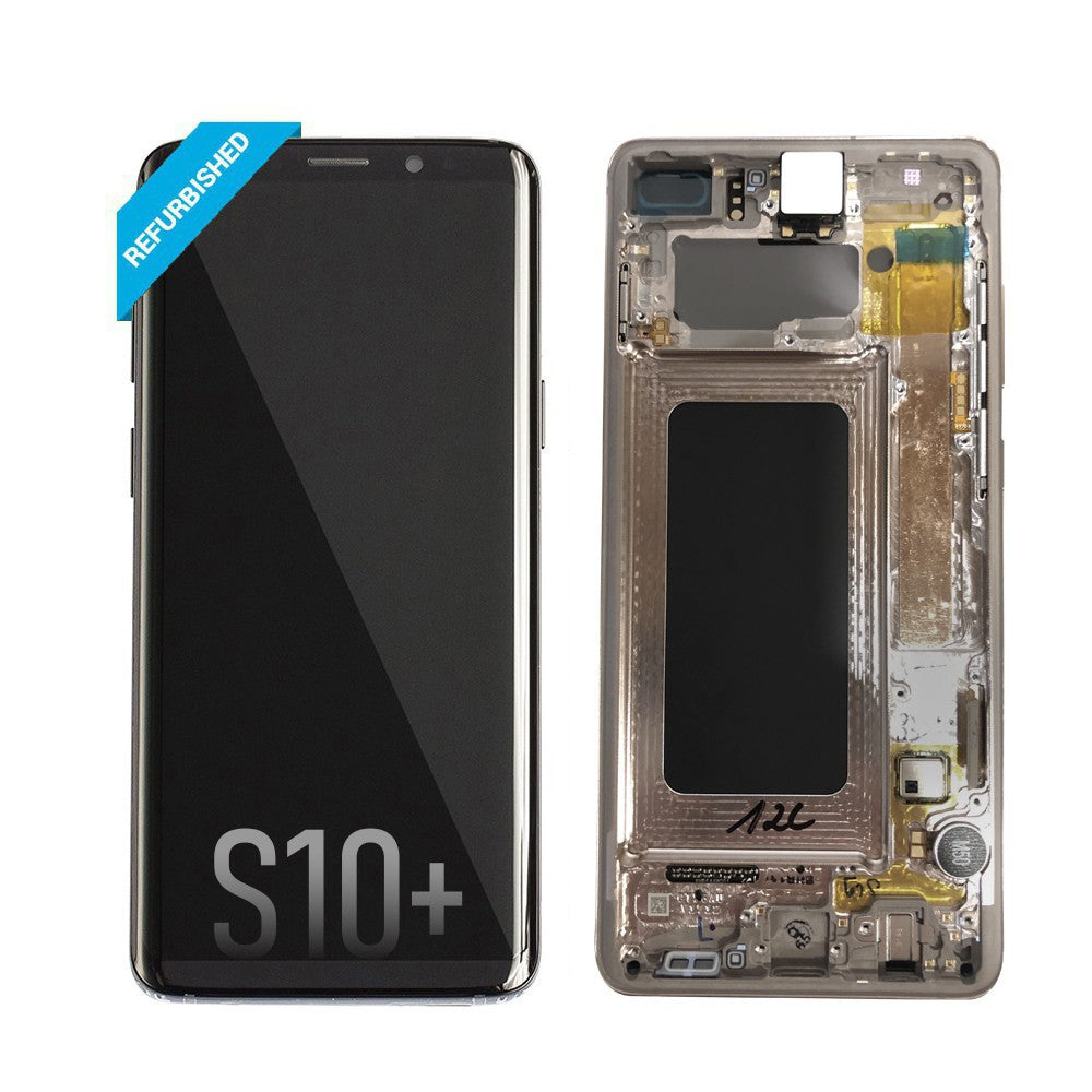 Samsung Galaxy S10 Plus OLED Screen Digitizer with Frame (Refurbished) G975F