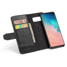 Load image into Gallery viewer, Samsung Galaxy S10 Plus BRG Leather Wallet 2 Card-Slot Detachable Case
