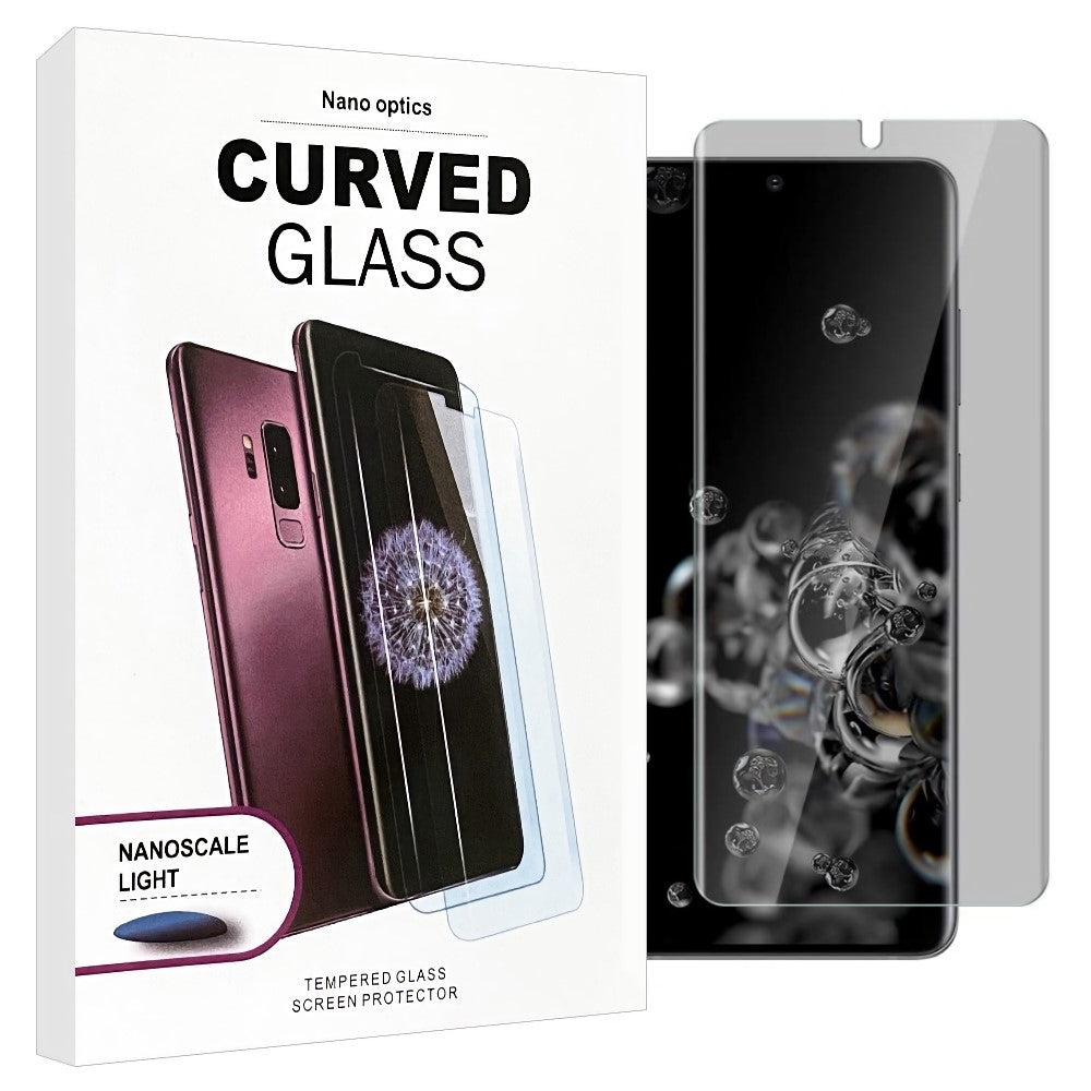 Samsung Galaxy S20 ULTRA Privacy Screen Protector UV GLUE Tempered Glass Nano Optics