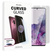 Load image into Gallery viewer, Samsung Galaxy S20 Privacy Screen Protector UV GLUE Tempered Glass Nano Optics

