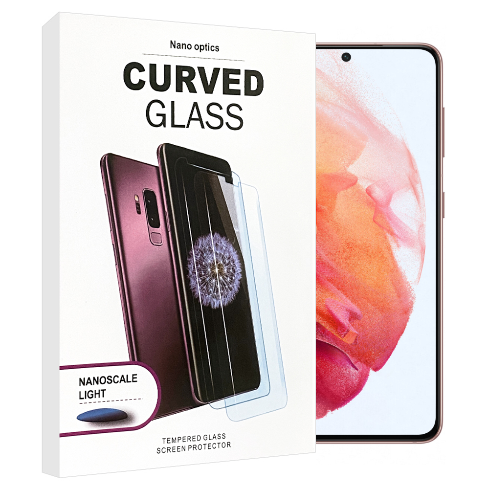 Samsung Galaxy S21 Ultra UV Glue Tempered Glass Screen Protector - Nano Optics