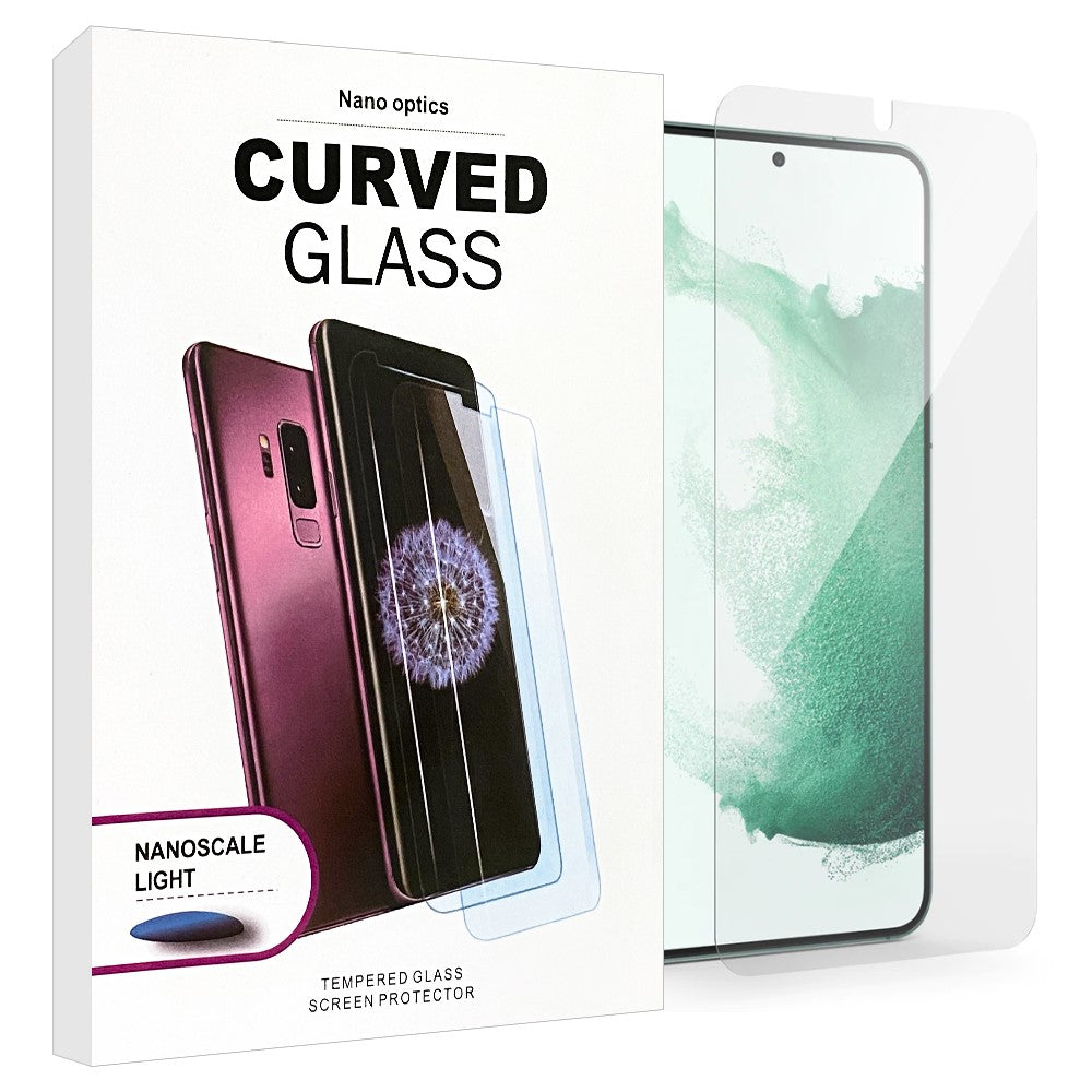 Samsung Galaxy S22+ (Plus) UV Glue Tempered Glass Screen Protector - Nano Optics