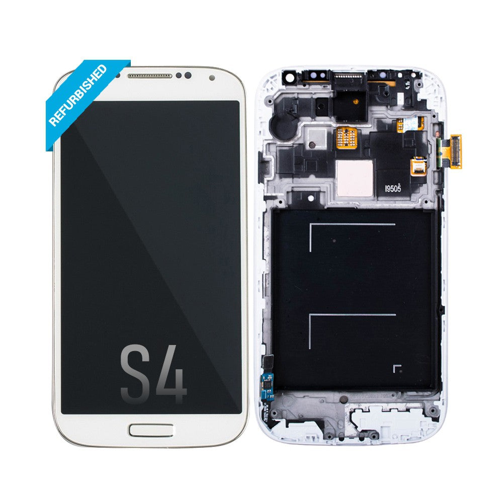 Samsung Galaxy S4 OLED Screen Digitizer with Frame i9500 (Refurbished) - White