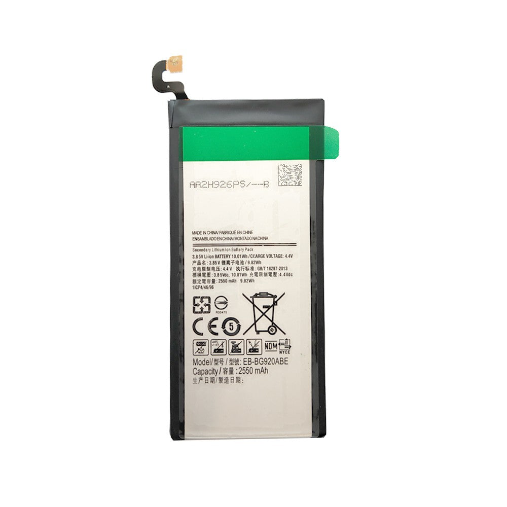 Samsung Galaxy S6 Replacement Battery 2550mAh G920F (Aftermarket)