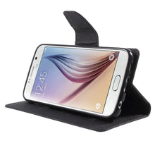 Load image into Gallery viewer, Samsung Galaxy S6 Edge Mercury Goospery Fancy Diary Wallet Case
