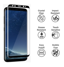 Load image into Gallery viewer, Samsung Galaxy S8 Plus Full Glue Coverage 9H Tempered Glass Screen Protector
