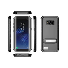 Load image into Gallery viewer, Samsung Galaxy S8 Shellbox Extreme Waterproof Dot Kickstand Case
