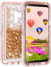 Load image into Gallery viewer, Samsung Galaxy S9 Plus Liquid Glitter Shockproof Case
