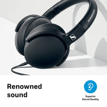 Load image into Gallery viewer, Sennheiser HD 400S Closed-Back On-Ear Headphones - Black
