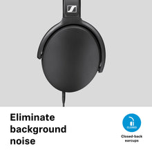 Load image into Gallery viewer, Sennheiser HD 400S Closed-Back On-Ear Headphones - Black
