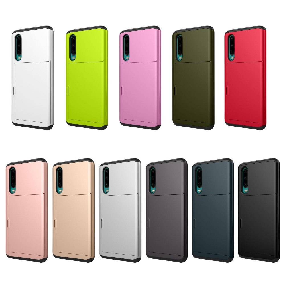 Huawei P30 Slim Armor Card Slide Case