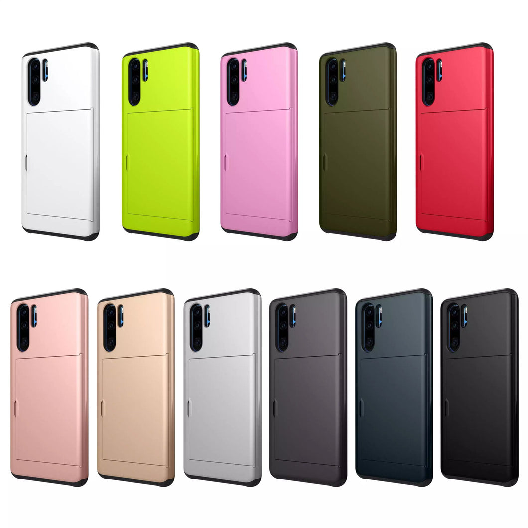 Huawei P30 Pro Slim Armor Card Slide Case