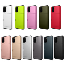 Load image into Gallery viewer, Samsung Galaxy S20 Plus Slim Armor Card Slide Case
