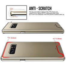 Load image into Gallery viewer, Samsung Galaxy Note 8 Space Collection Military Grade Drop Protection Case - Clear
