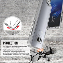 Load image into Gallery viewer, Samsung Galaxy S8 Clear Space Collection Military Grade Drop Protection Case
