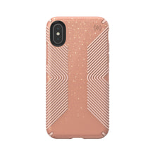 Load image into Gallery viewer, iPhone X / XS Speck Presidio Grip + Glitter Protective Case - Bella Pink

