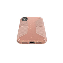 Load image into Gallery viewer, iPhone X / XS Speck Presidio Grip + Glitter Protective Case - Bella Pink
