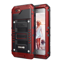 Load image into Gallery viewer, iPhone 6 Plus / 6s Plus IP68 Waterproof Heavy Duty Protection Case - Red
