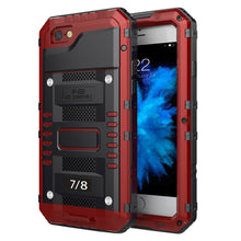 Load image into Gallery viewer, iPhone 8 IP68 Waterproof Heavy Duty Protection Case - Red
