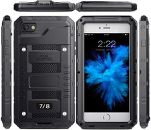 Load image into Gallery viewer, iPhone 8 IP68 Waterproof Heavy Duty Protection Case - Red
