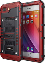 Load image into Gallery viewer, iPhone 8 Plus IP68 Waterproof Heavy Duty Protection Case - Red
