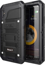 Load image into Gallery viewer, iPhone X IP68 Waterproof Heavy Duty Protection Case - Black
