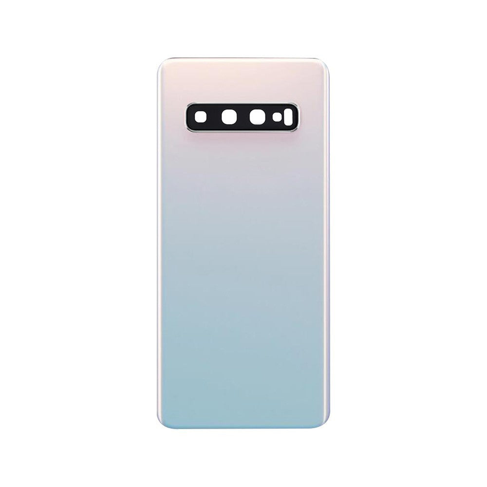 Rear Cover Glass For Samsung Galaxy S10 G973F - Prism White