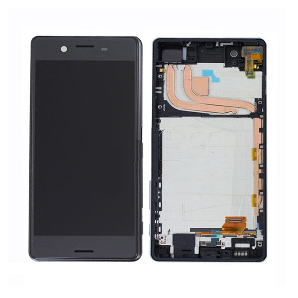 LCD Assembly with Frame for Sony Xperia X - White