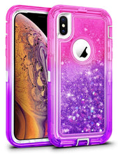 Load image into Gallery viewer, iPhone X / XS Liquid Glitter Gradient Shockproof Case
