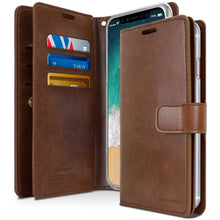 Load image into Gallery viewer, iPhone XR Mercury Goospery Mansoor Diary Wallet Case
