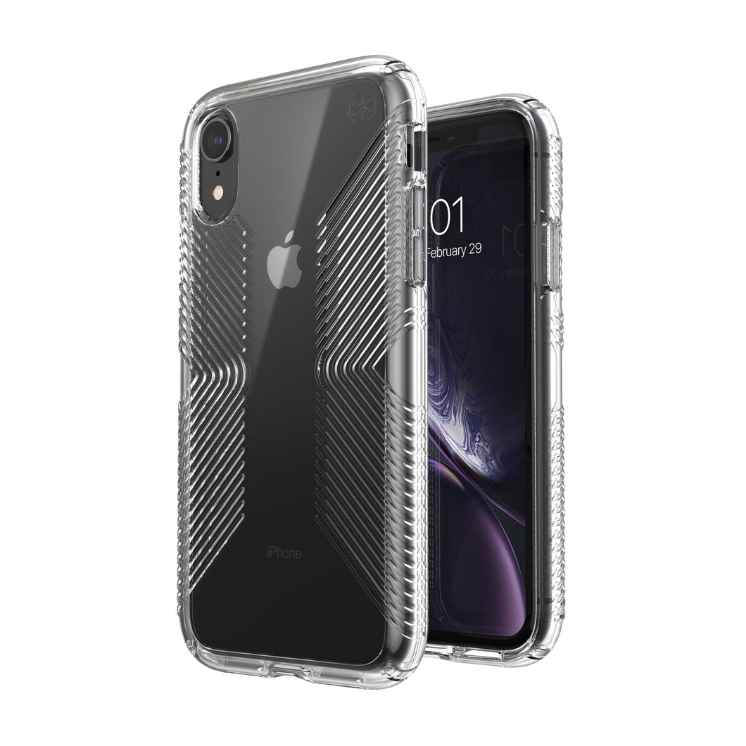 iPhone XR Speck Presidio Perfect-Clear With Grips Case