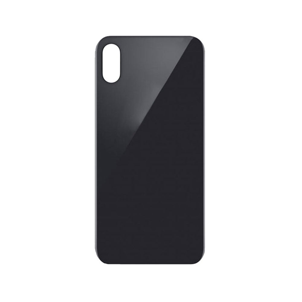 Rear Glass Replacement with Bigger Size Camera Hole Carving for iPhone XS Max - White