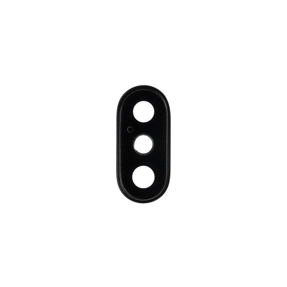 Rear Camera Lens with Bezel for iPhone XS / XS Max (Sapphire) - Black