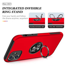 Load image into Gallery viewer, Magnetic Ring Holder Shockproof Cover Case for iPhone 11
