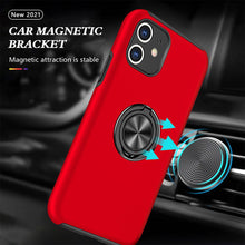 Load image into Gallery viewer, Magnetic Ring Holder Shockproof Cover Case for iPhone 11

